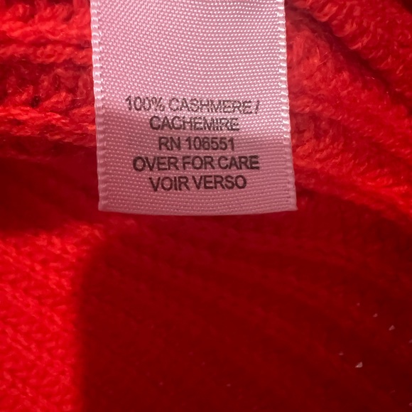 NWT Calypso St Barth XS Red Cashmere Paltina Sweater - Picture 6 of 7